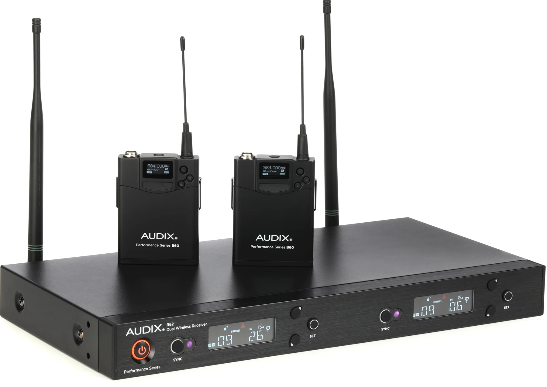 Audix AP62 BP 双腰包无线系统