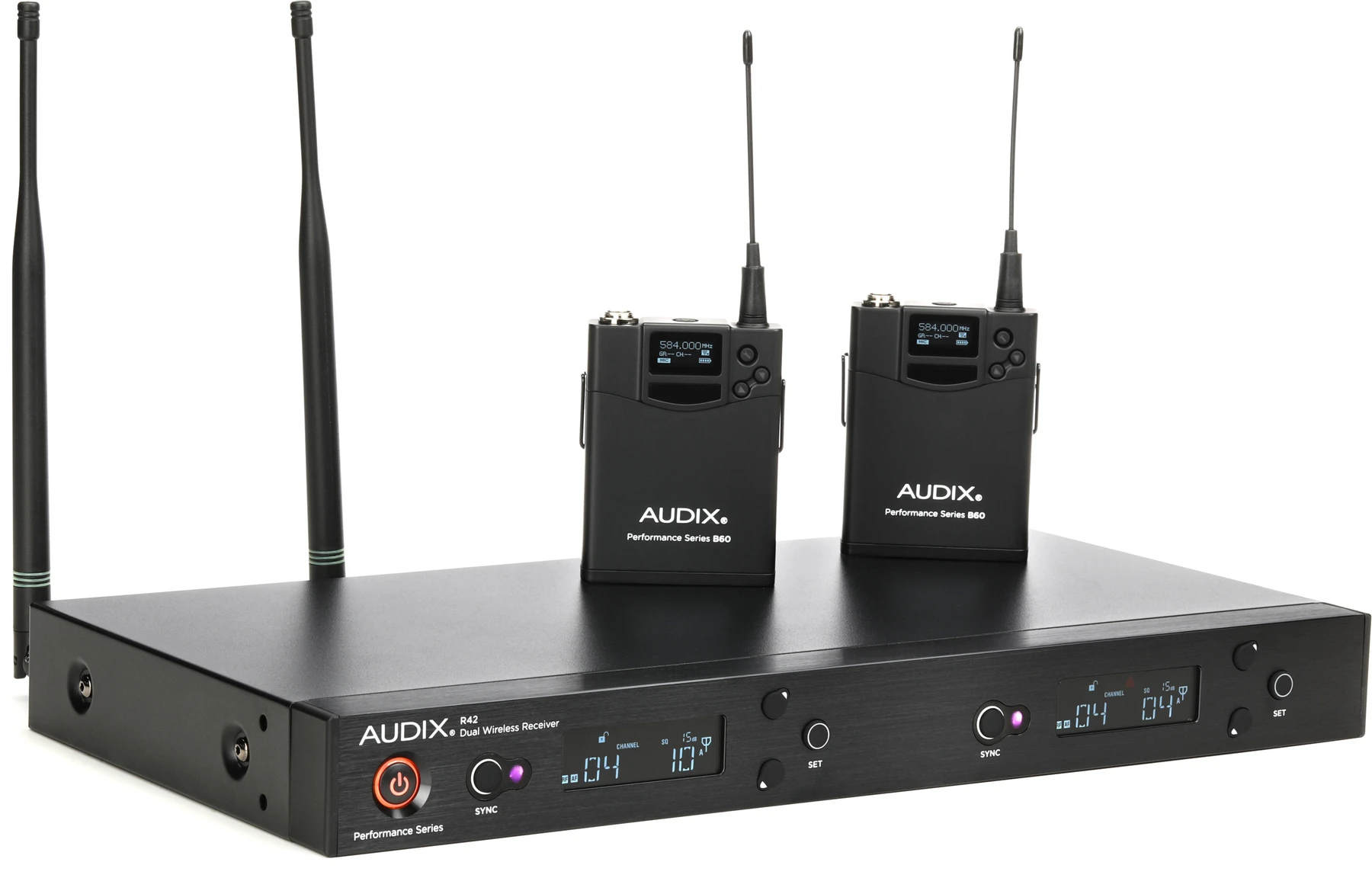Audix AP42 BP 双腰包无线系统 - A 频段