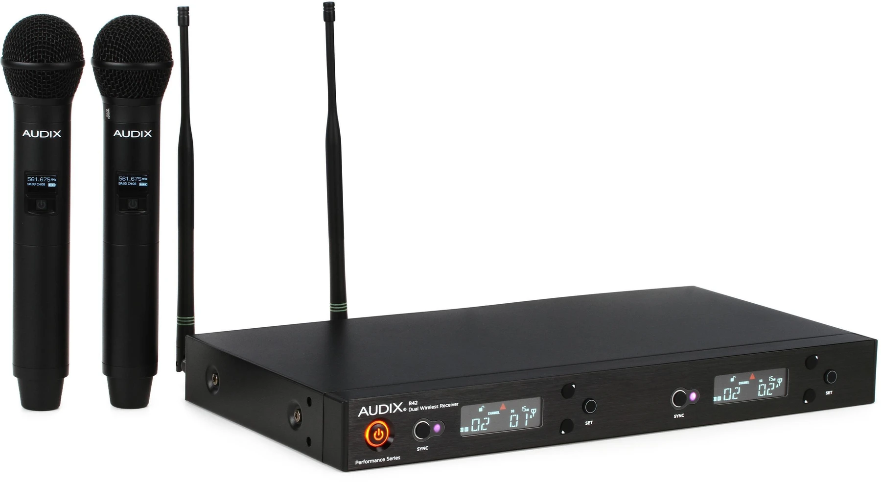 Audix AP42 OM2 双手持式无线麦克风系统 - B频段