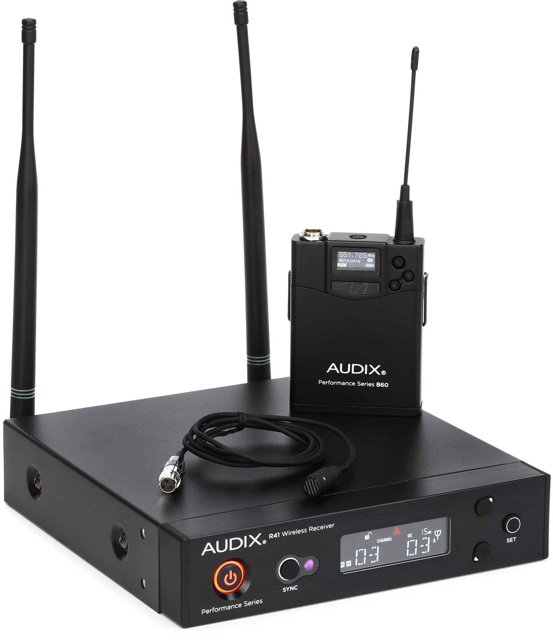 Audix AP41 L10 无线领夹式麦克风系统 - A频段