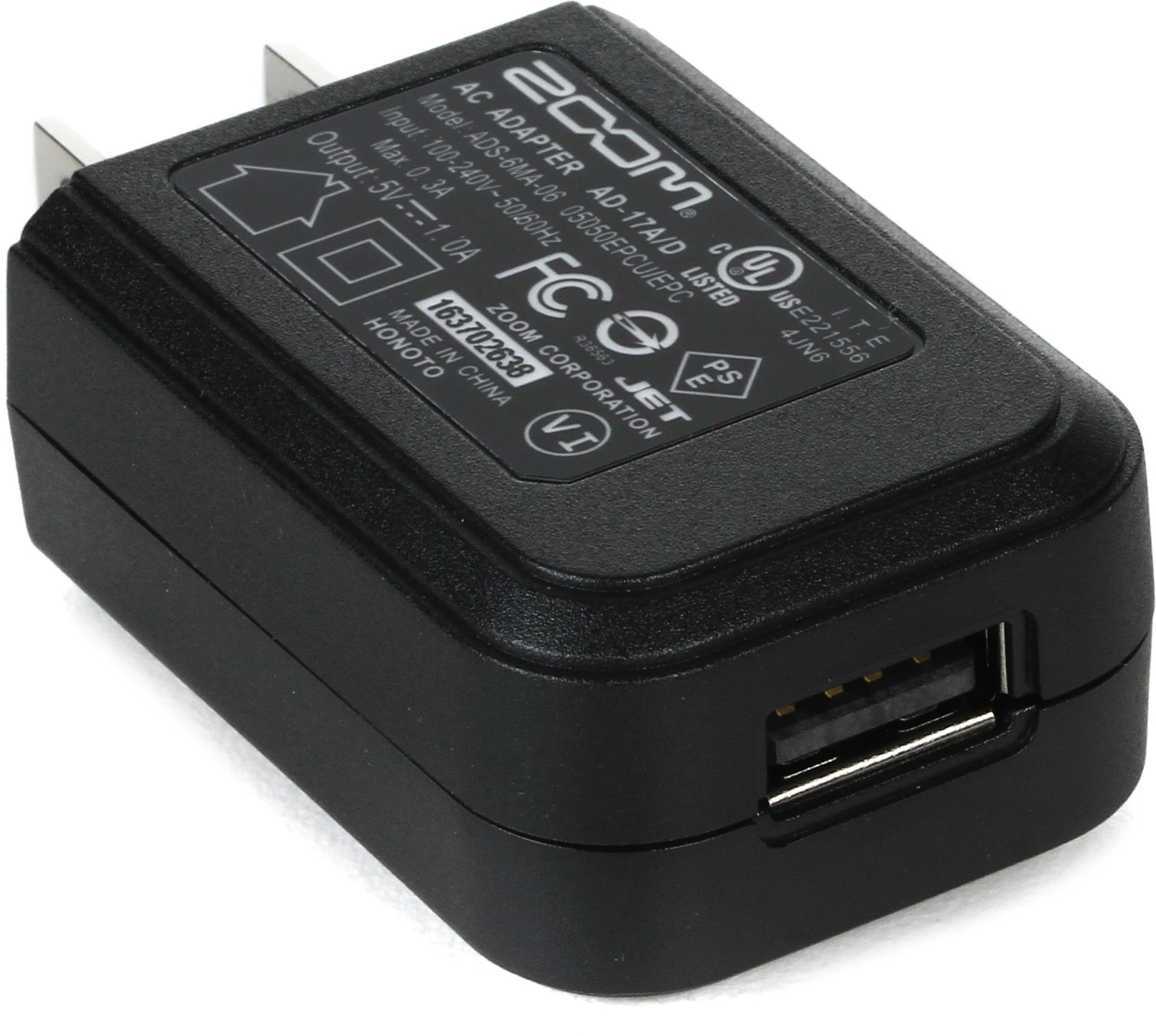 Zoom AD-17 DC5V USB 交流电源适配器