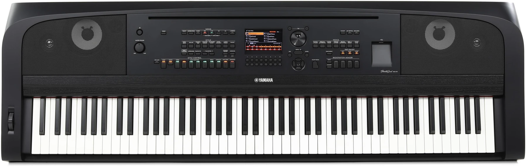 Yamaha DGX670B 88 键编曲钢琴——黑色