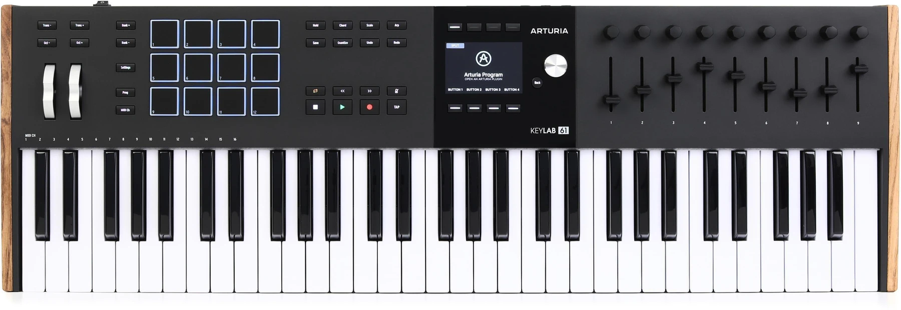 Arturia KeyLab 61 mk3 61键键盘控制器 - 黑色