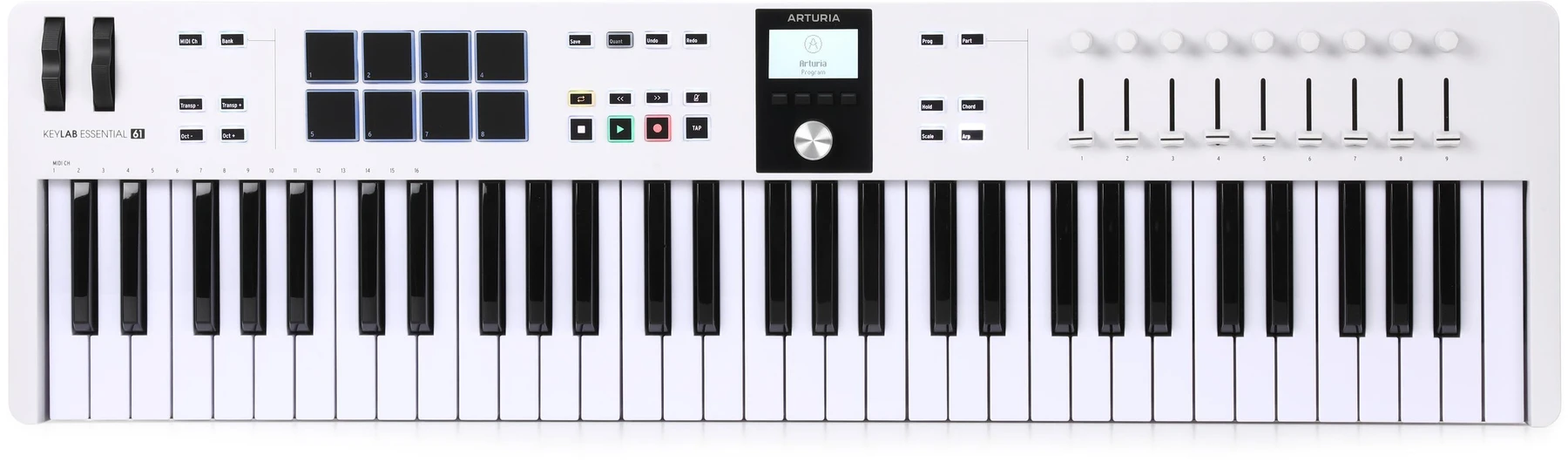 Arturia KeyLab Essential mk3 61键键盘控制器 - 白色