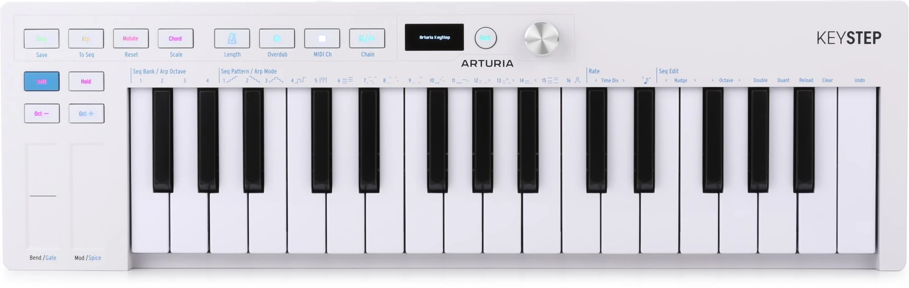 Arturia KeyStep Mk2 32键控制器和音序器 - 白色