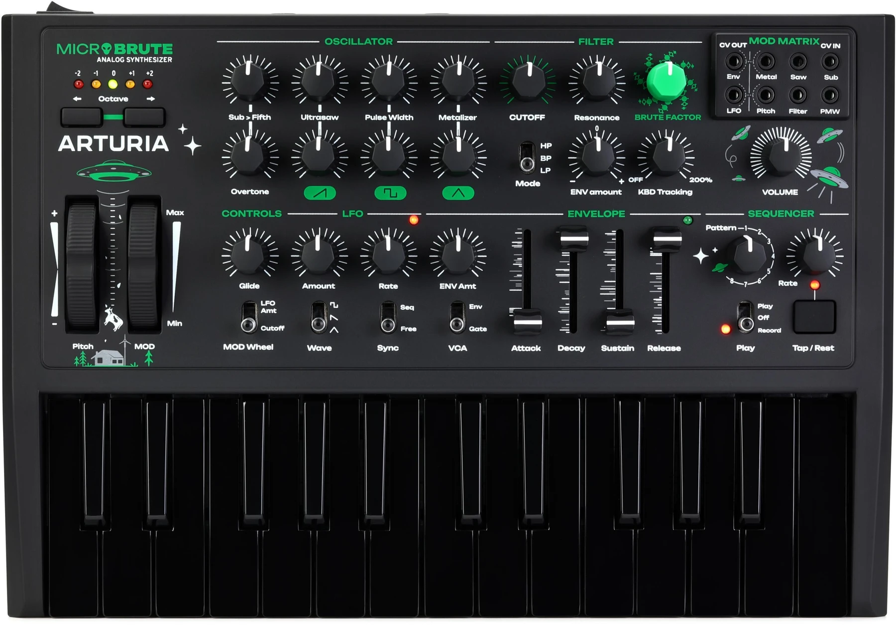 Arturia MicroBrute 模拟合成器 - UFO