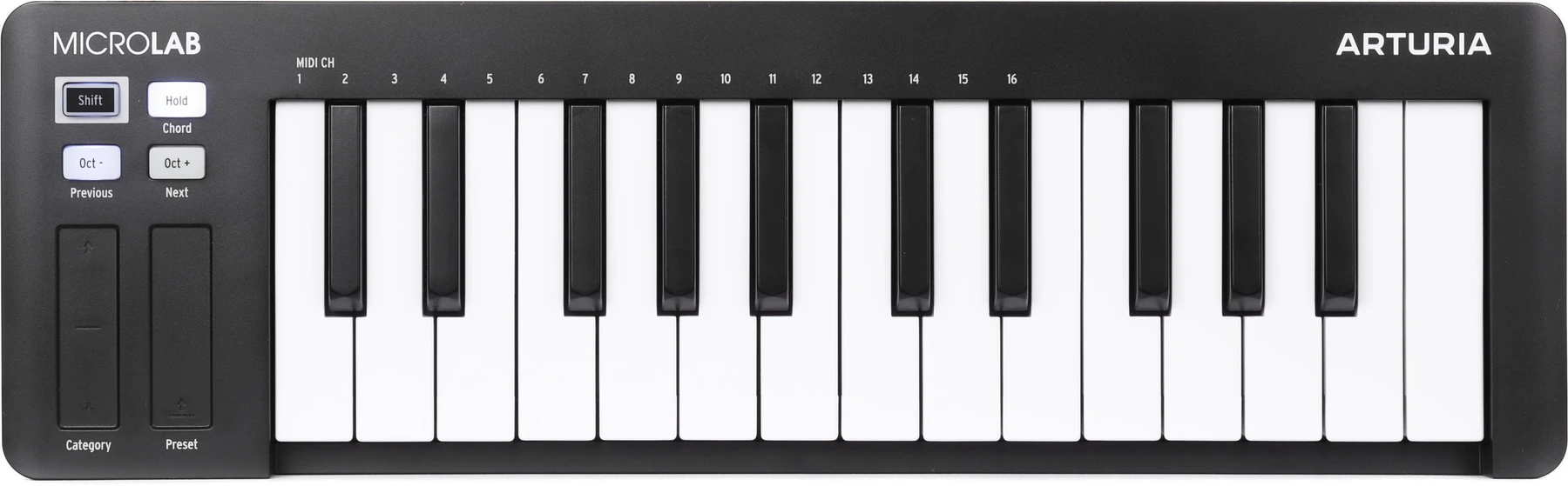 Arturia MicroLab mk3 25键键盘控制器 - 黑色