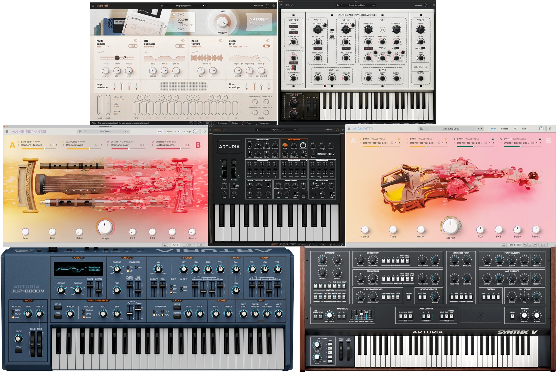 Arturia V Collection 11 Pro 软件乐器套装 - 竞品交叉升级版