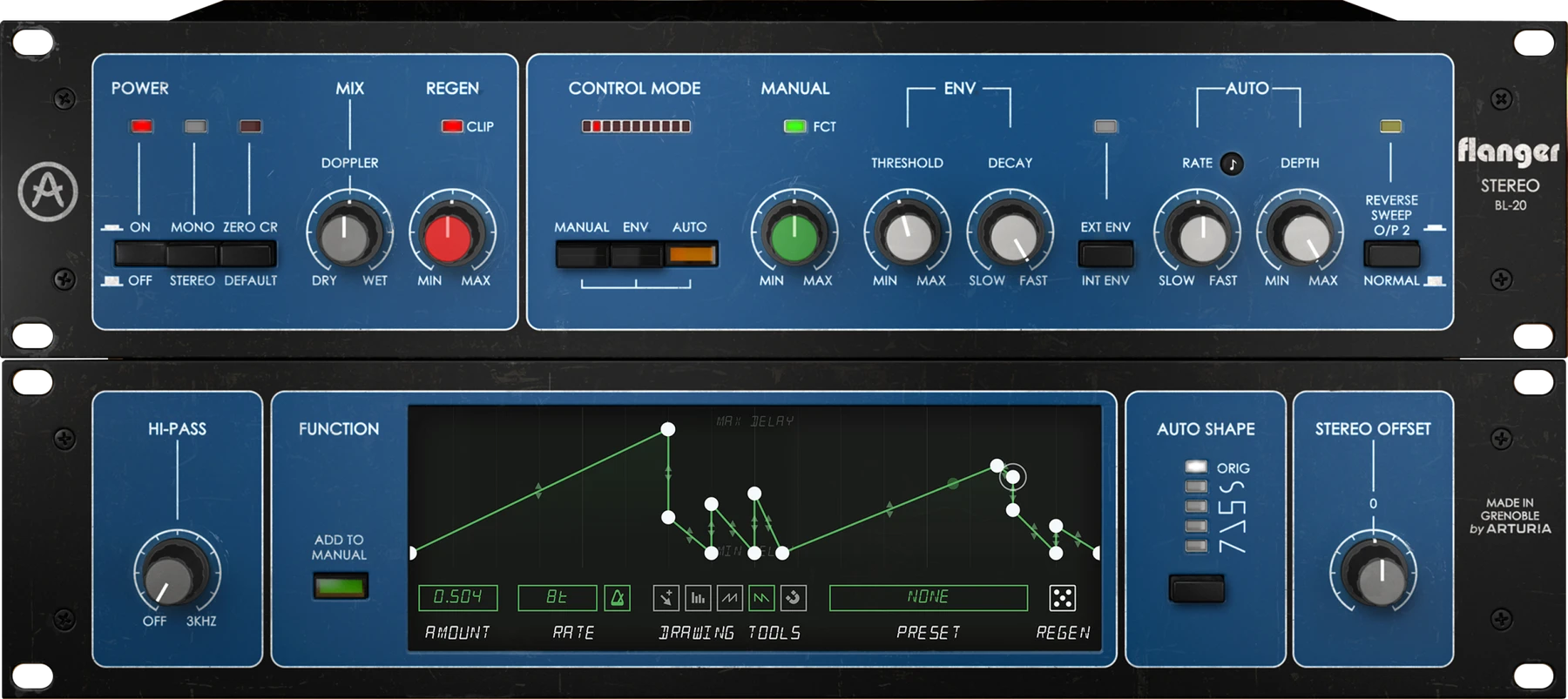 Arturia Flanger BL-20 镶边效果插件