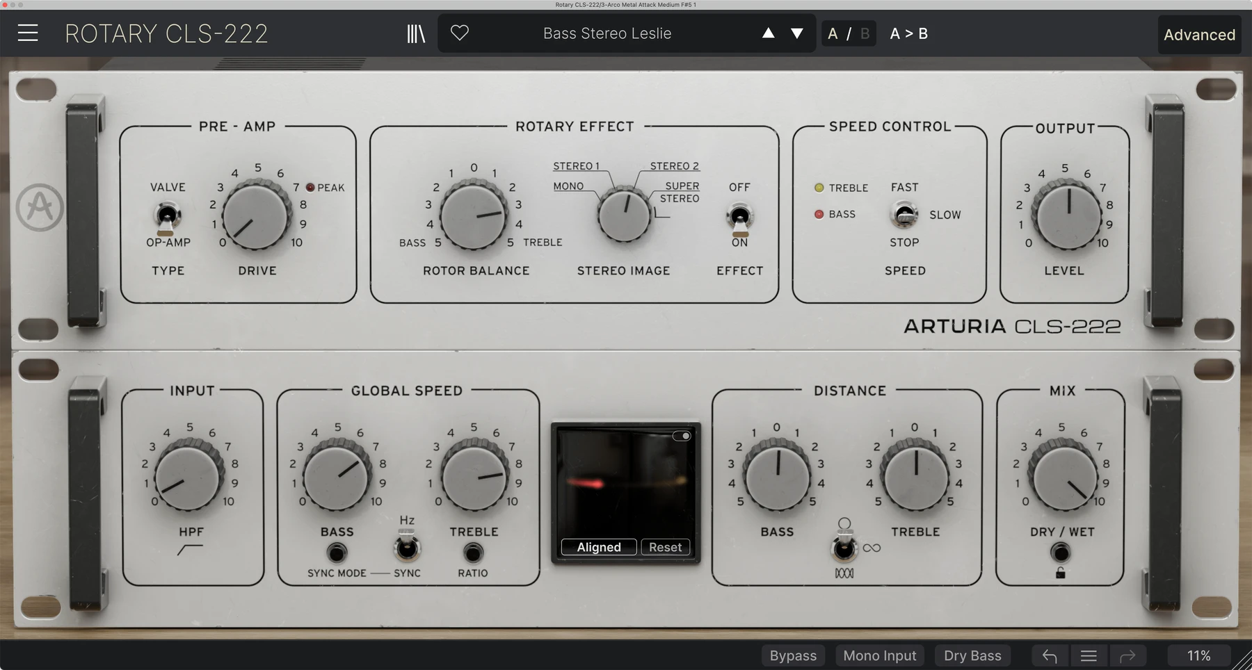 Arturia Rotary CLS-222 旋转扬声器效果插件