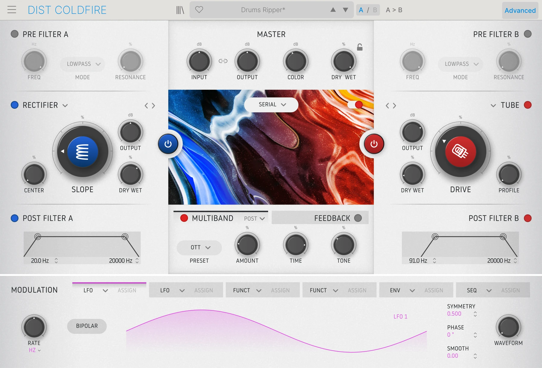 Arturia Dist Coldfire 失真效果插件