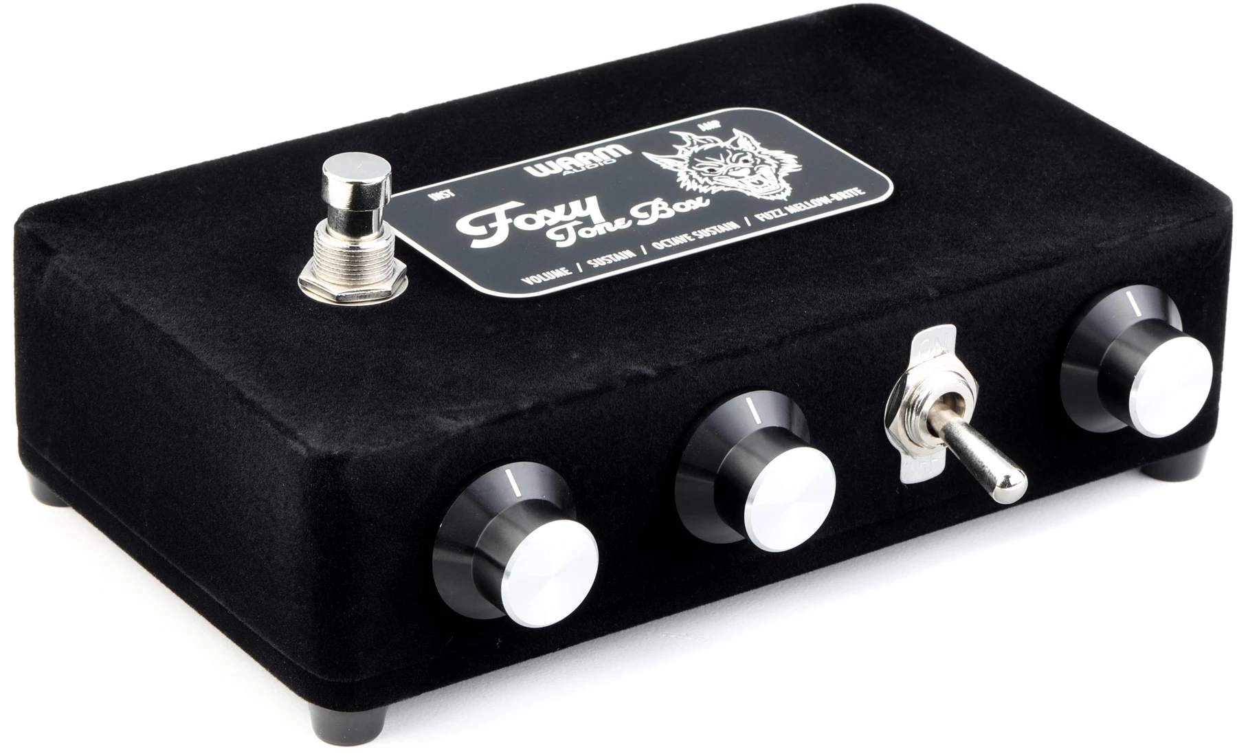 Warm Audio Foxy Tone Box 法兹效果器踏板 - 狼人黑，Sweetwater 独家版