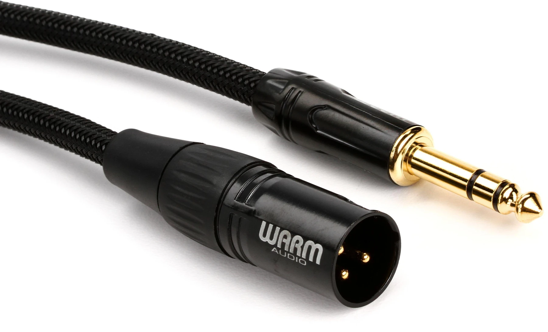 Warm Audio Prem-XLRm-TRSm-6' Premier Gold XLR公头转TRS公头线缆 - 6英尺