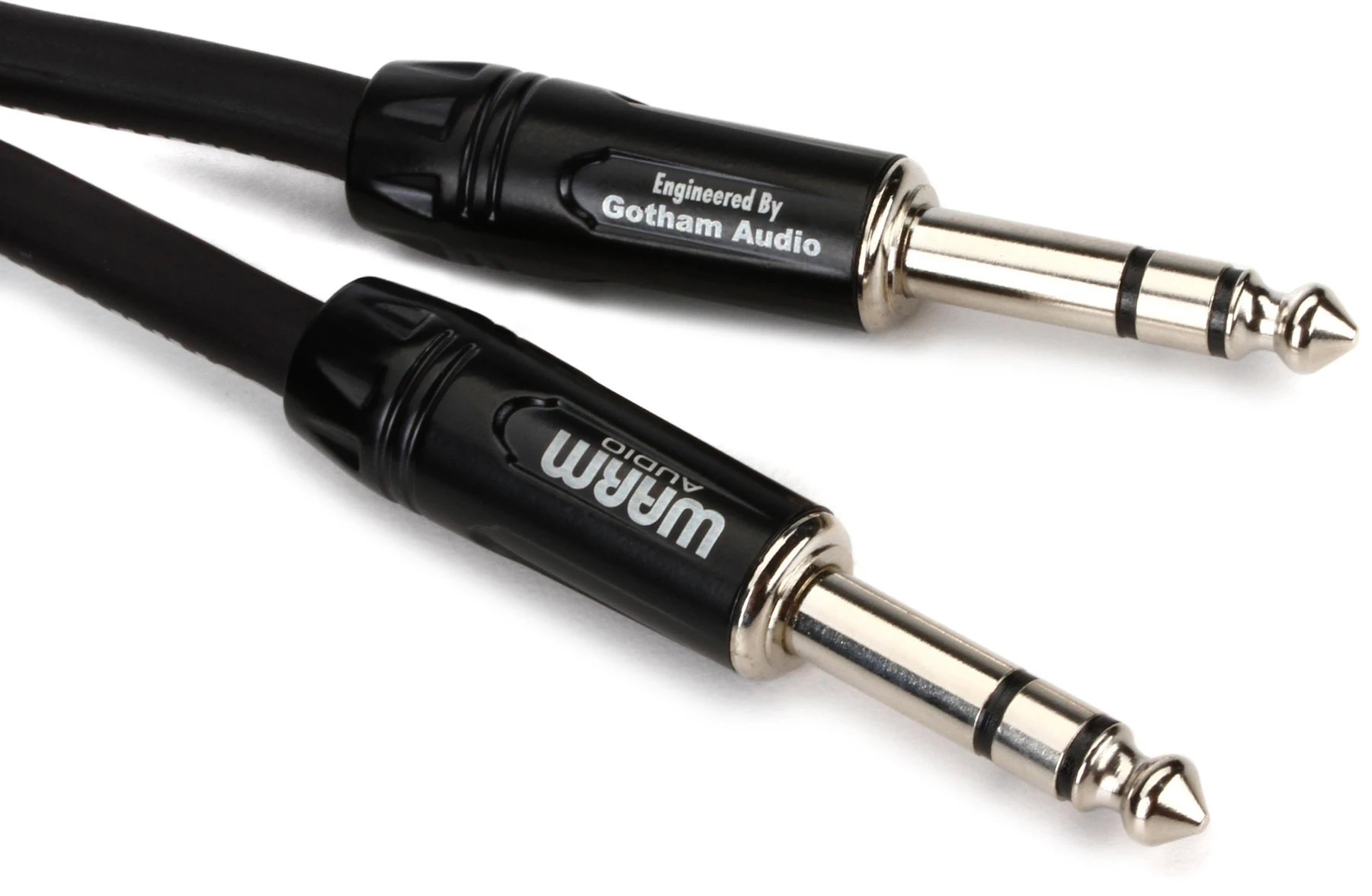 Warm Audio Pro-TRS-5英尺 Pro Silver TRS转TRS线缆 - 5英尺