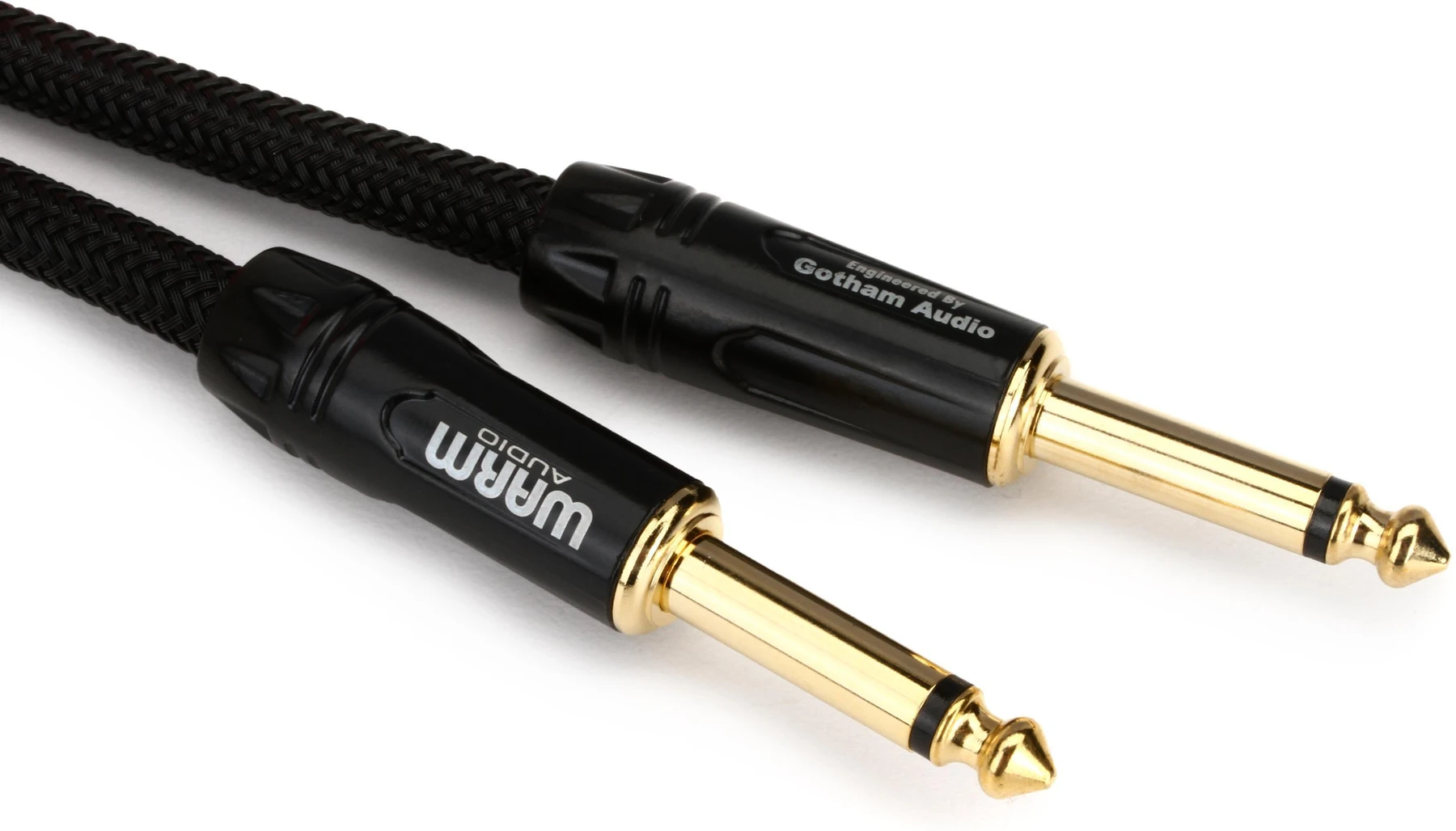 Warm Audio Prem-TS-18英尺 Premier Gold 直头转直头乐器线缆 - 18英尺