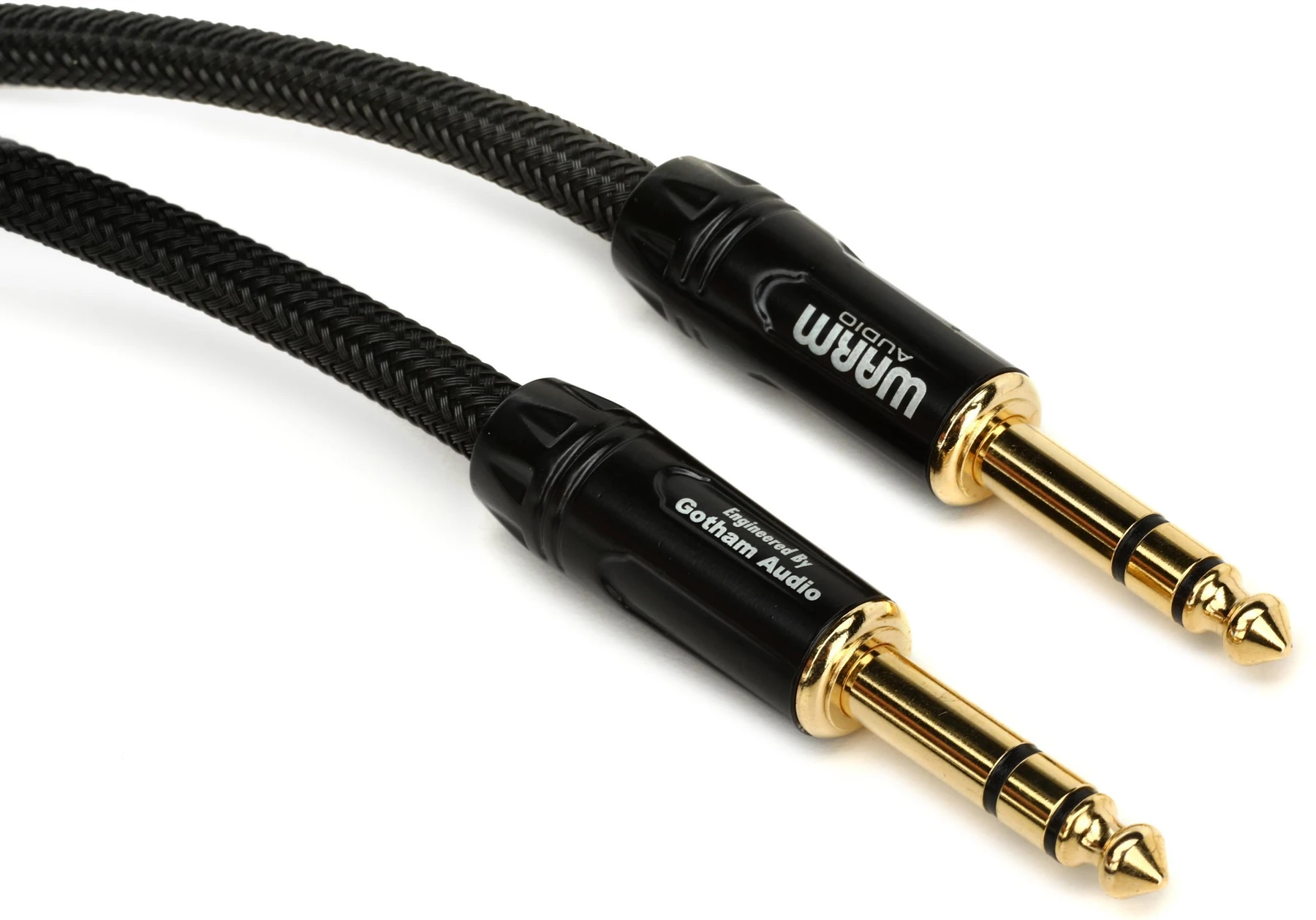 Warm Audio Prem-TRS-20英尺 Premier Gold TRS转TRS线缆 - 20英尺