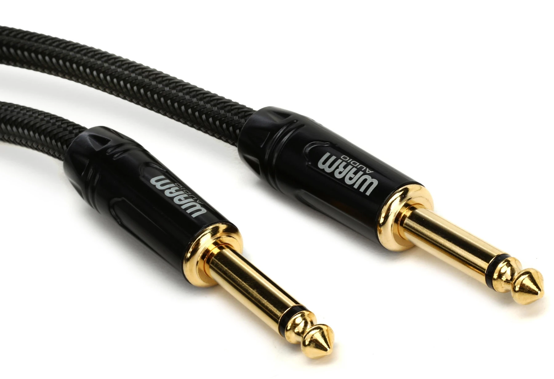 Warm Audio Prem-TS-25' Premier Gold 直头转直头乐器线缆 - 25 英尺