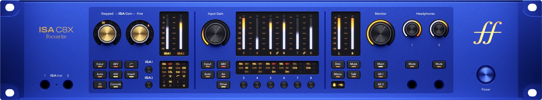 Focusrite ISA C8X USB-C 音频接口