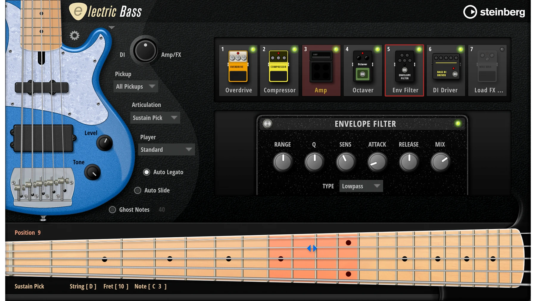 Steinberg Electric Bass 电贝斯虚拟乐器插件