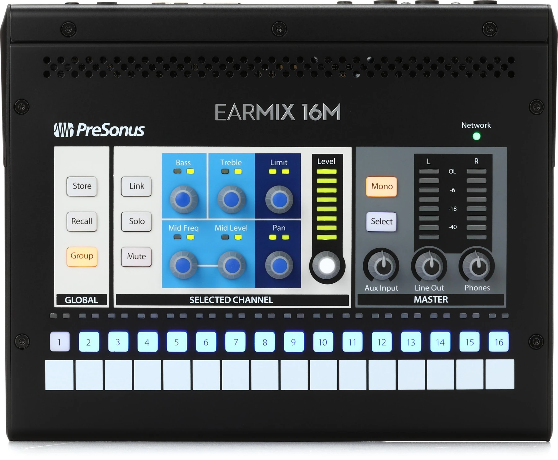 PreSonus EarMix 16M AVB 个人监听调音台