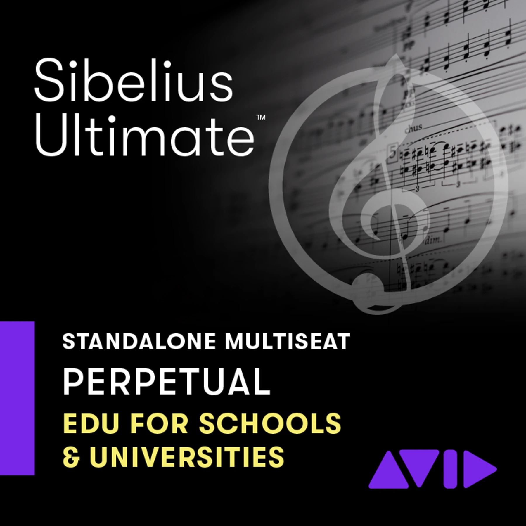 Avid Sibelius | Ultimate 多用户站点许可证（每席位）独立安装