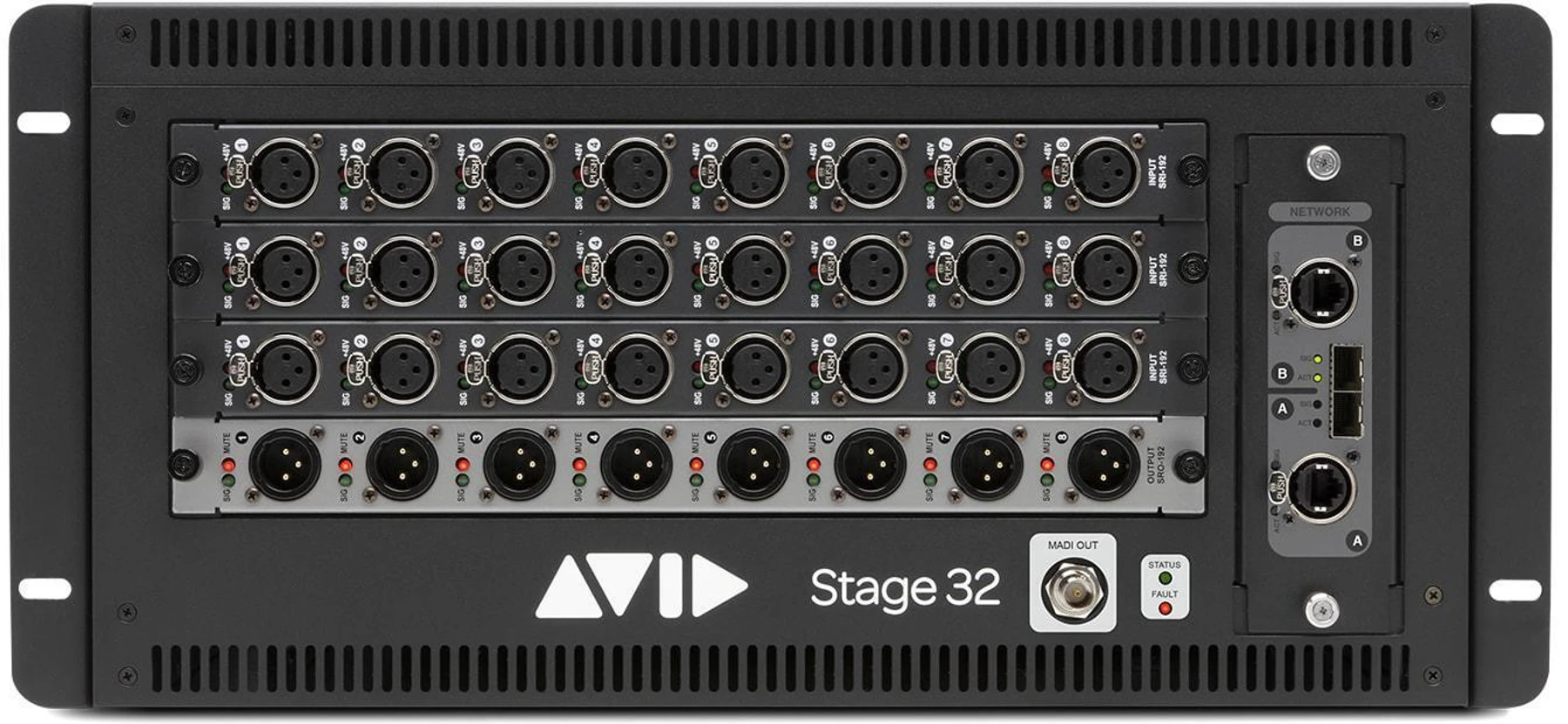 Avid VENUE Stage 32 输入/输出 24 x 8 机架