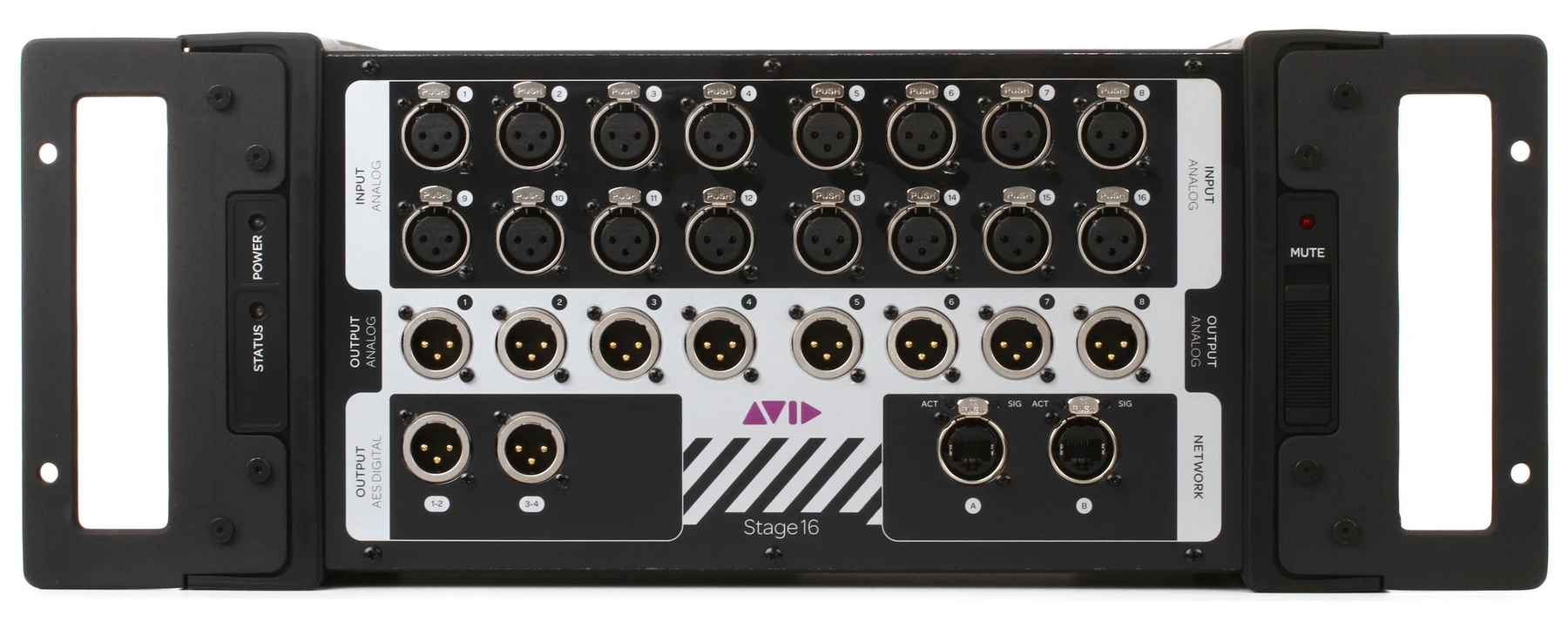 适用于 S3L 系统的 Avid Stage 16 舞台接口箱