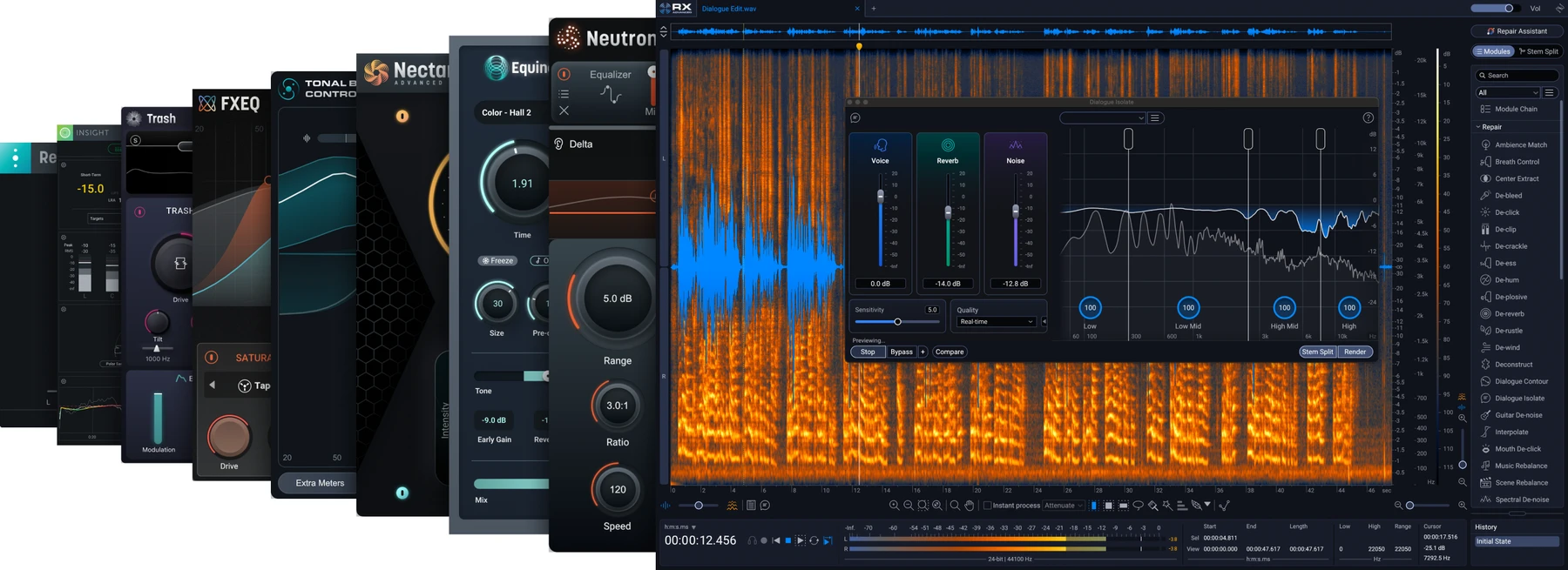 iZotope RX Post Production Suite 9 - 从 RX 12 Advanced 跨级升级
