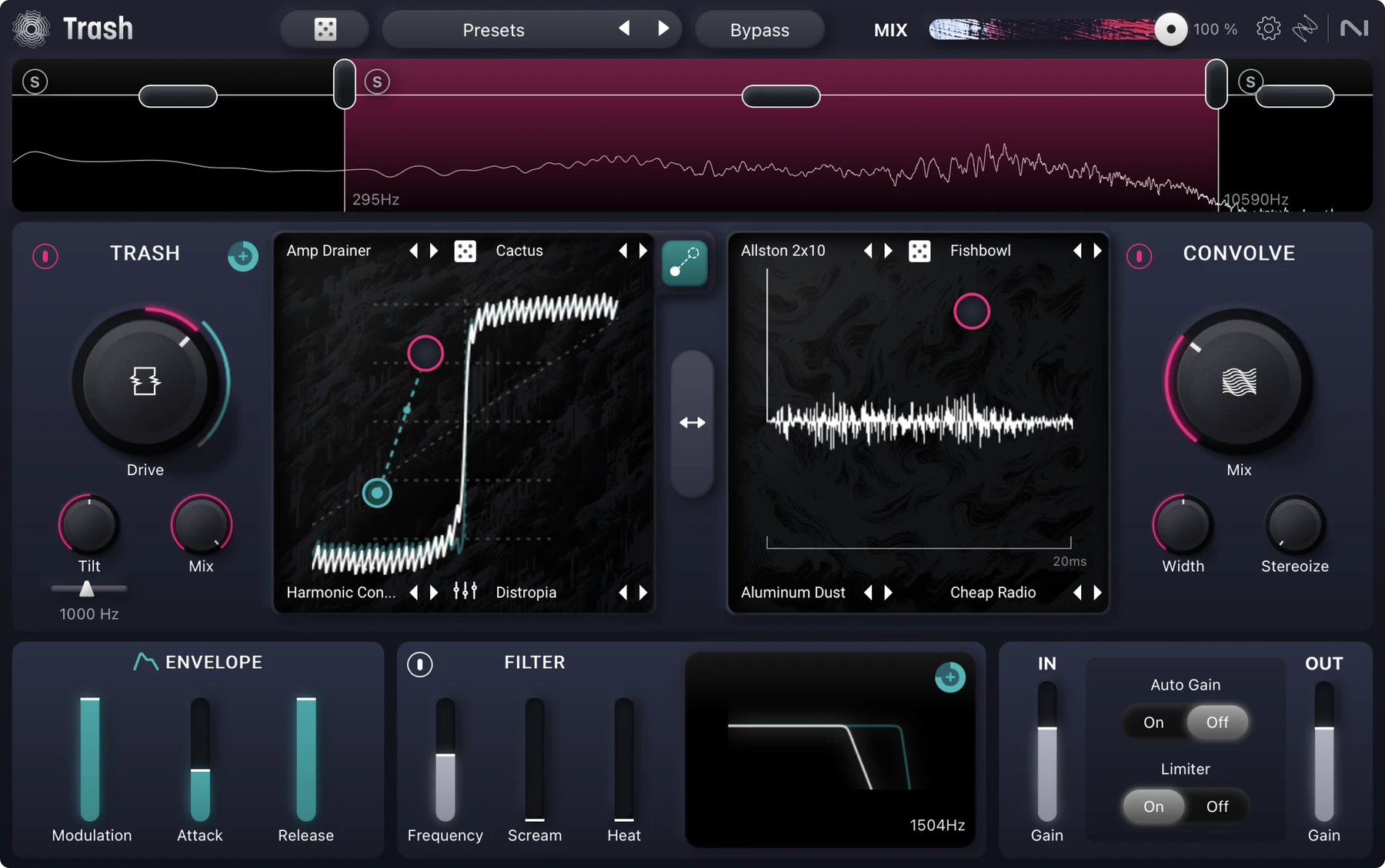 iZotope Trash 失真引擎插件