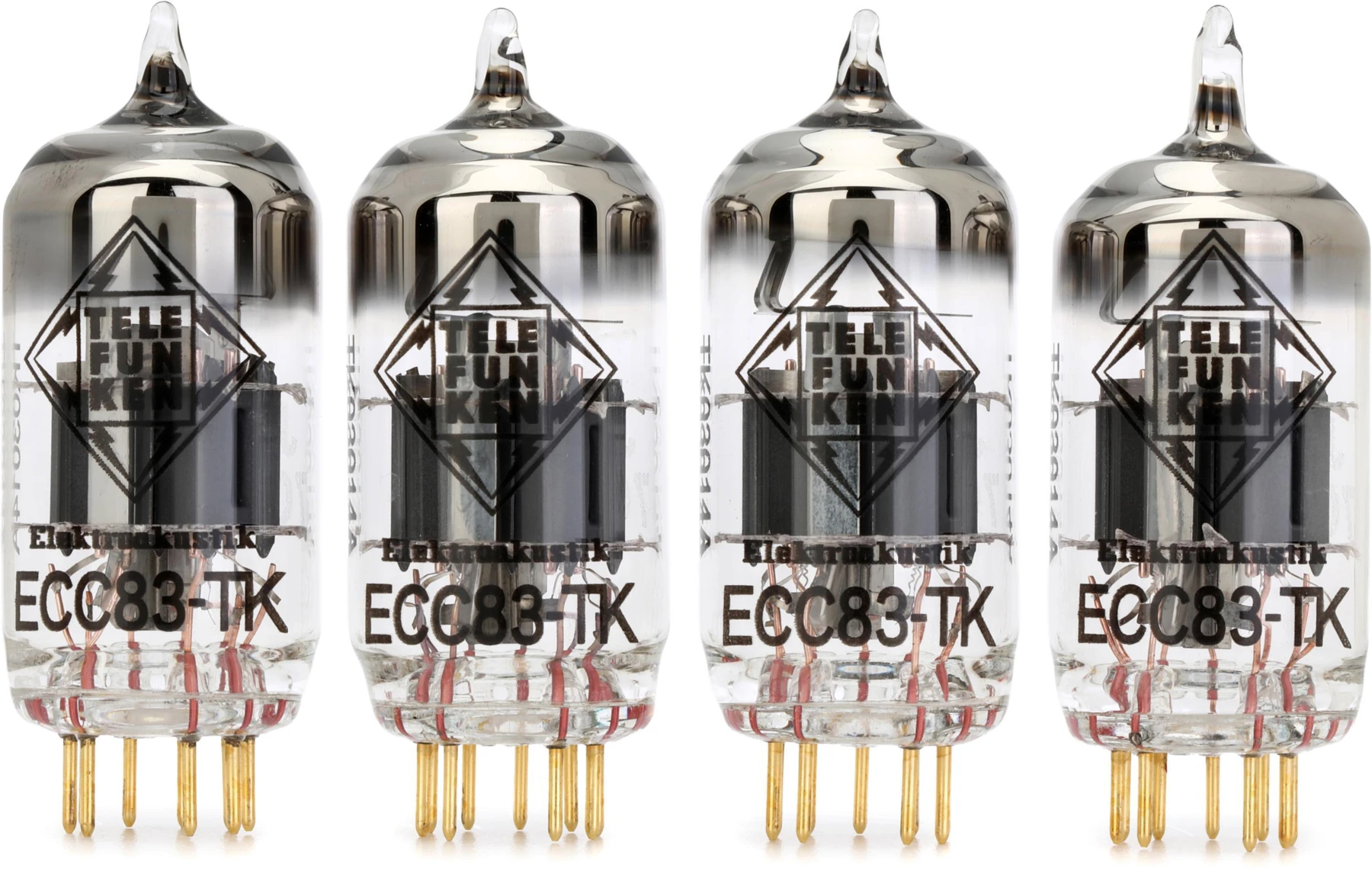 Telefunken ECC83-TK 黑钻系列前级电子管 - 配对四支装