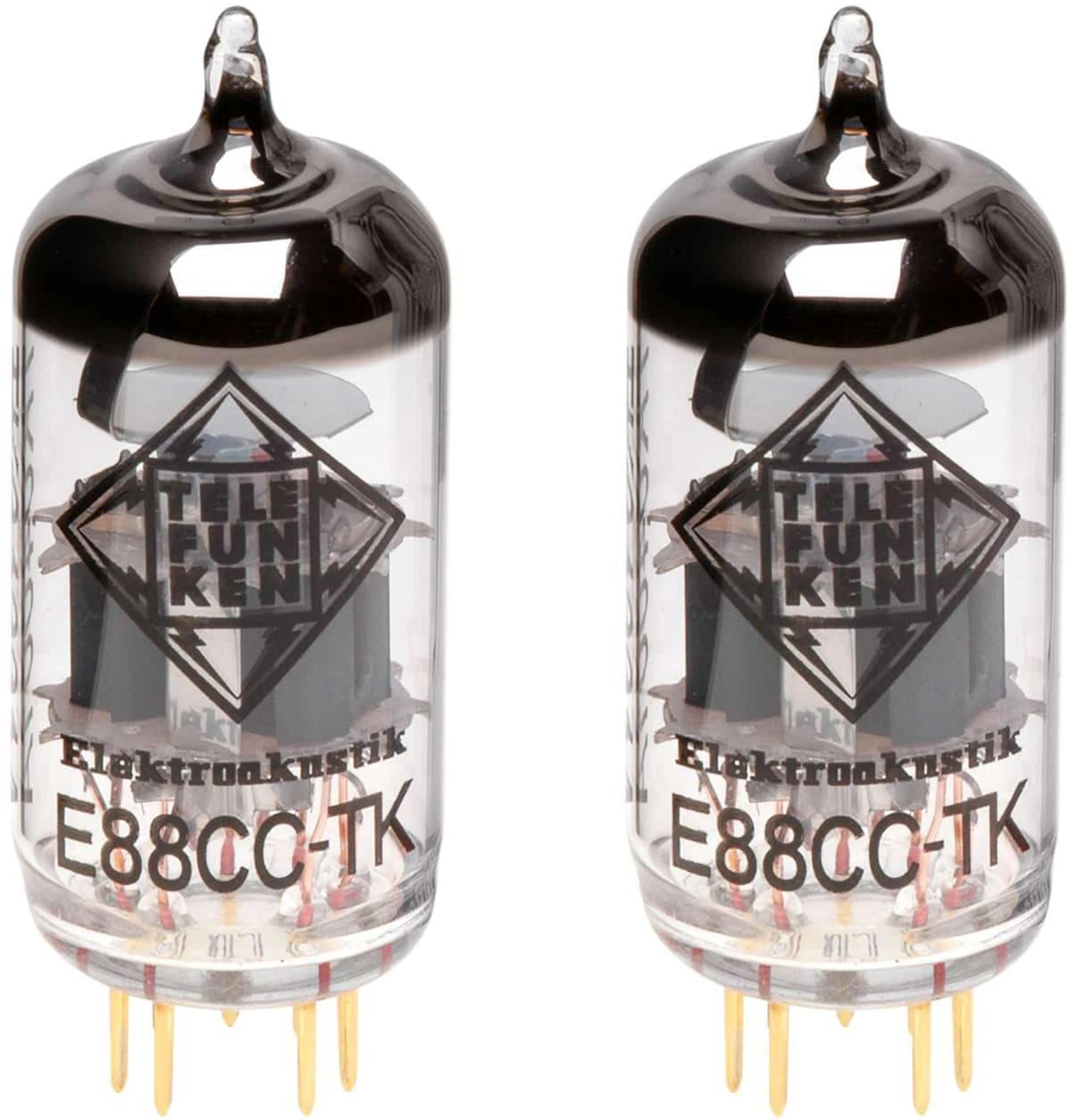 Telefunken E88CC-TK 黑钻系列前级电子管 - 配对双支装，三极管平衡