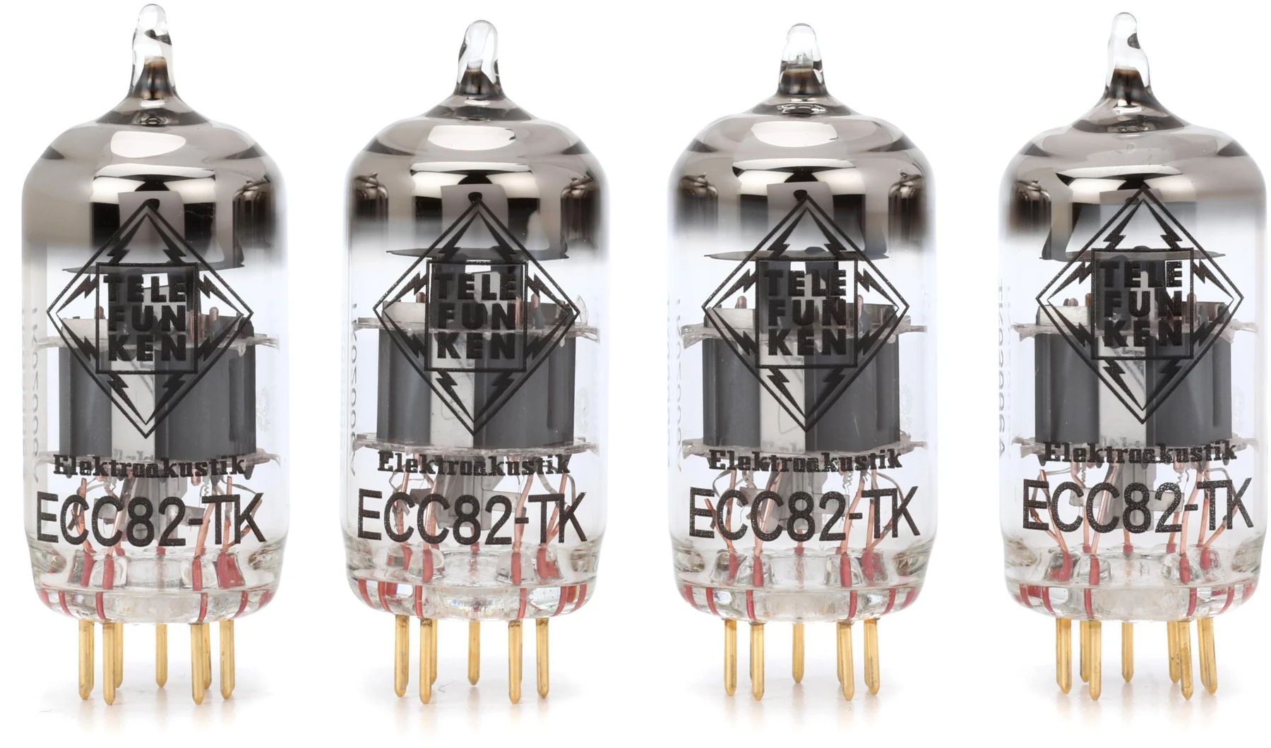 Telefunken ECC82-TK 黑钻系列前级电子管 - 配对四支装