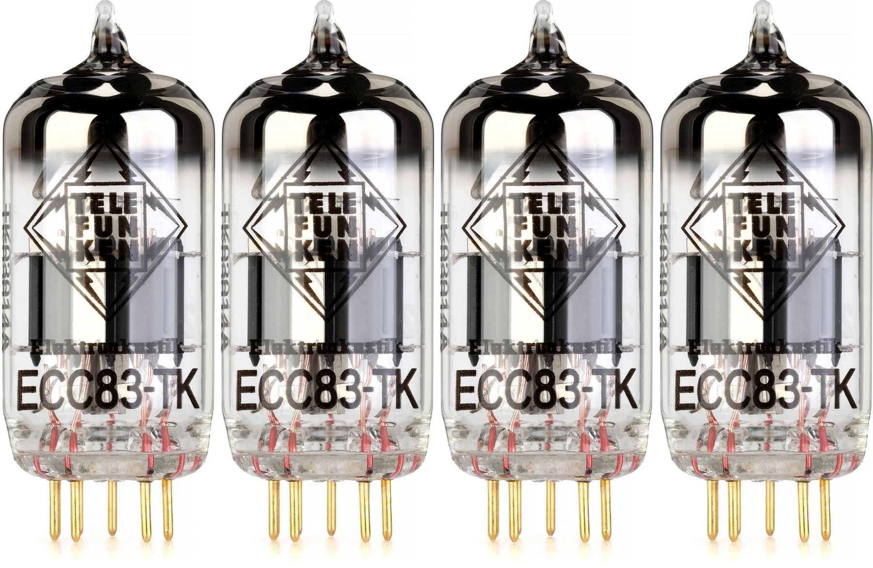 Telefunken ECC83-TK 黑钻系列前级电子管 - 四支配对装，三极管平衡