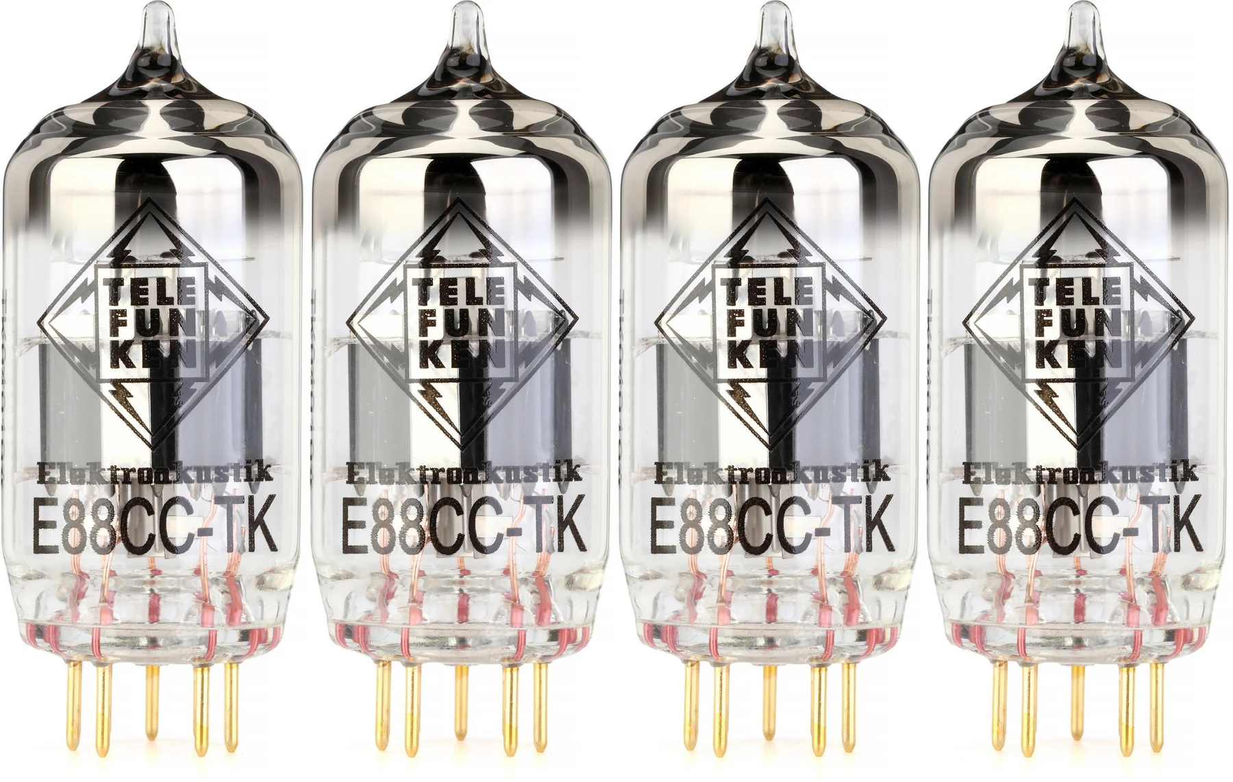 Telefunken E88CC-TK 黑钻系列前级电子管 - 四支配对装