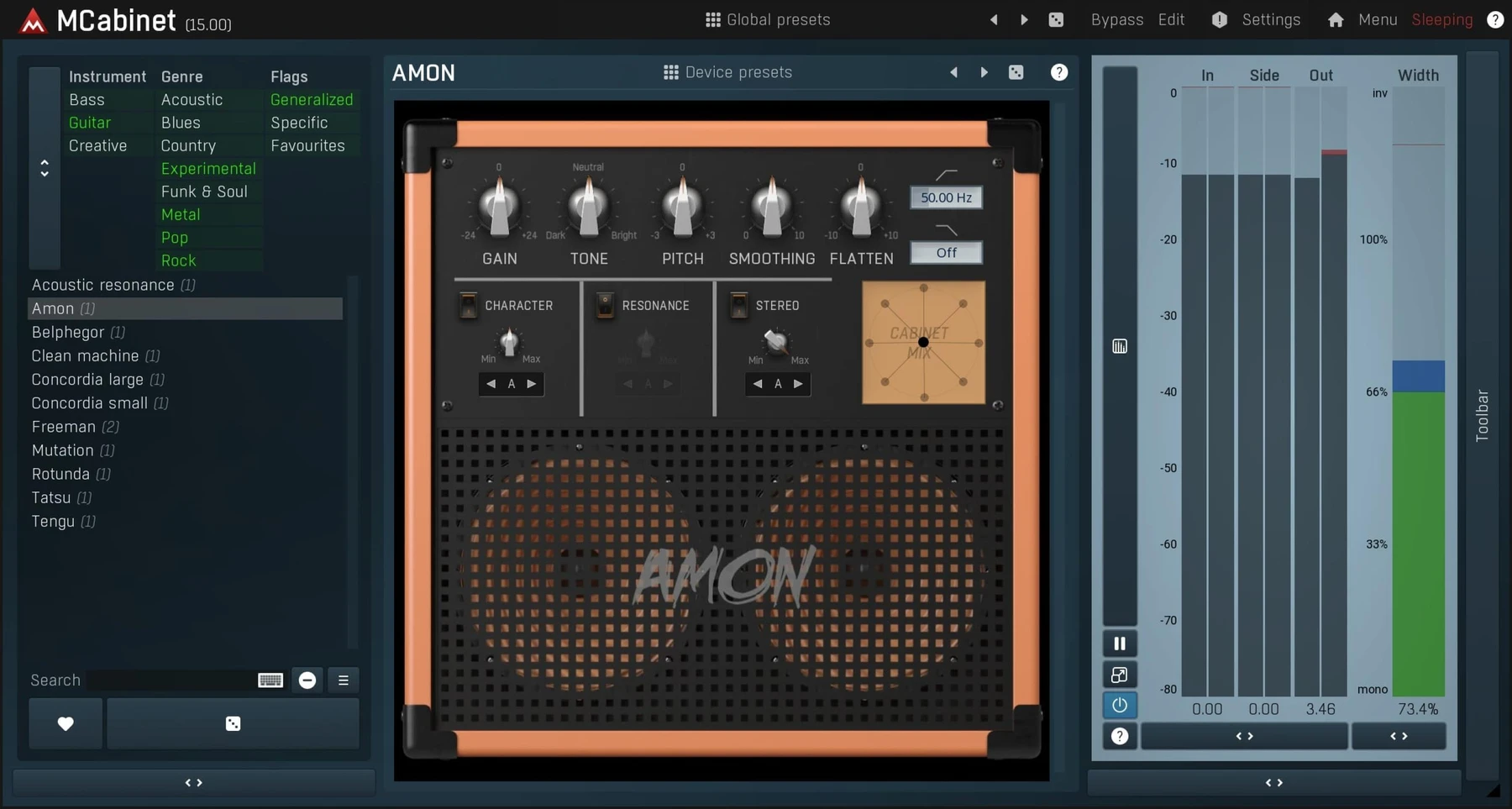 MeldaProduction MCabinet 箱体模拟器插件