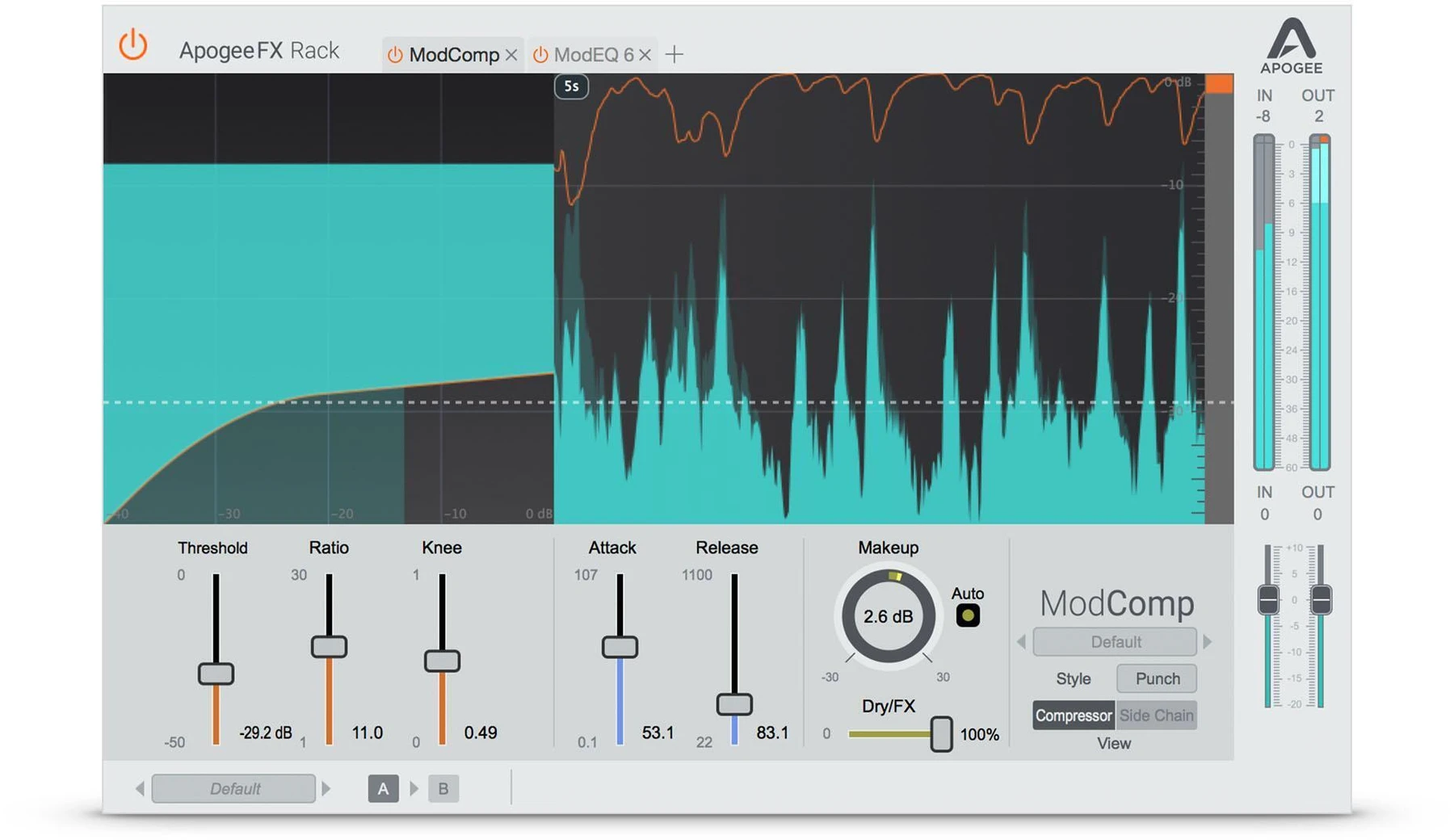 Apogee ModComp 压缩器插件