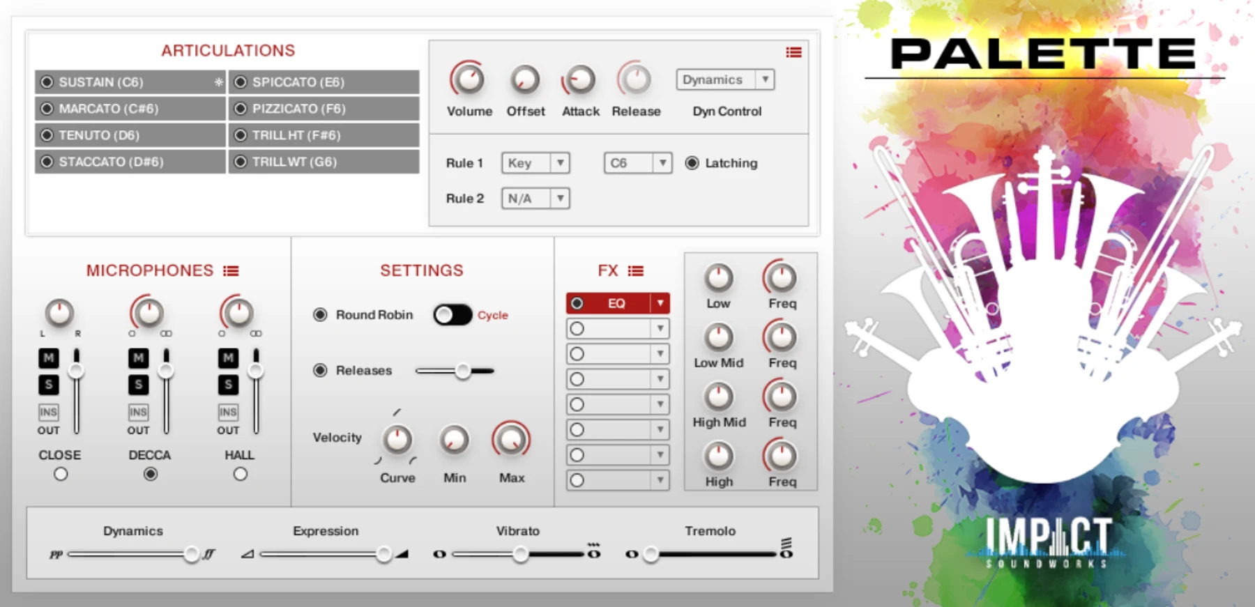 Impact Soundworks Palette Orchestra Complete 完整虚拟管弦乐器库