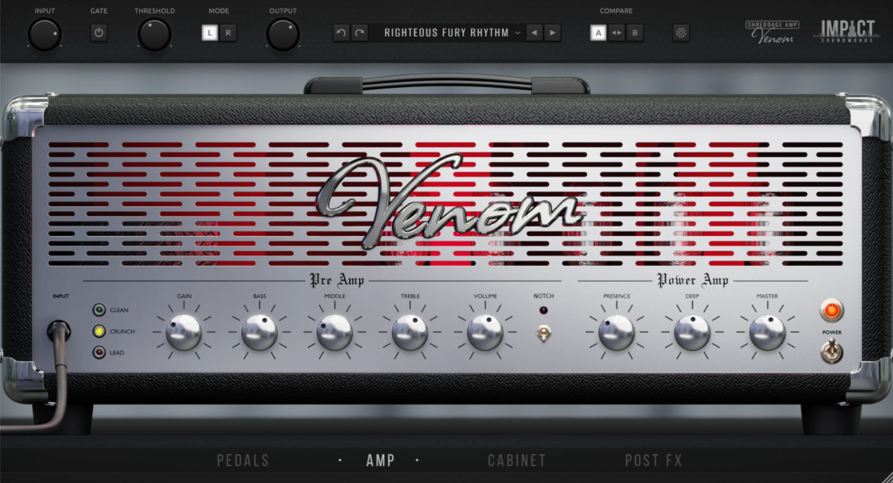 Impact Soundworks Shreddage Amp Venom 虚拟吉他放大器插件