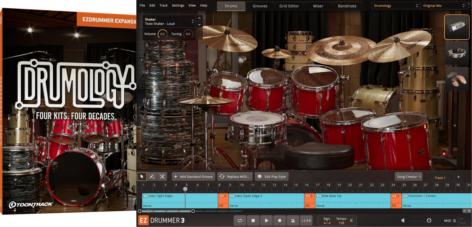 Toontrack Drumology EZX 音色扩展包