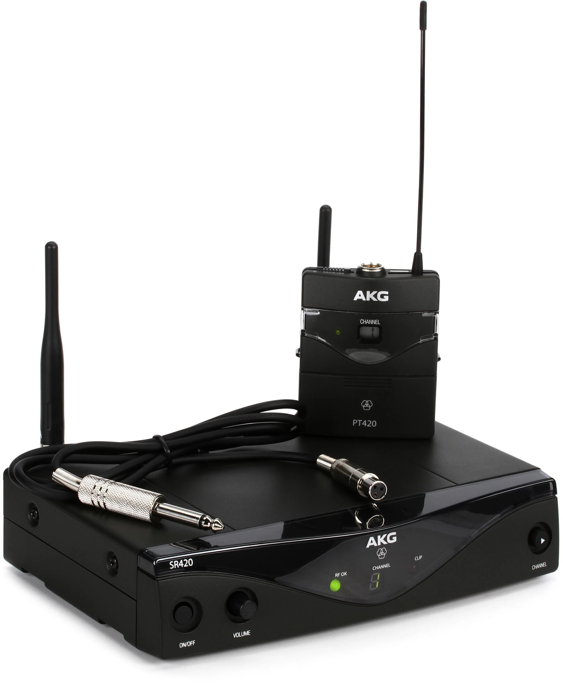 AKG WMS420 乐器套装无线吉他系统 - A 频段