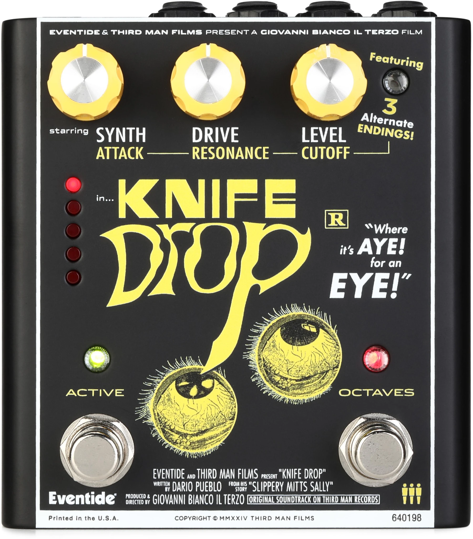 Eventide Knife Drop 次八度法兹合成器踏板