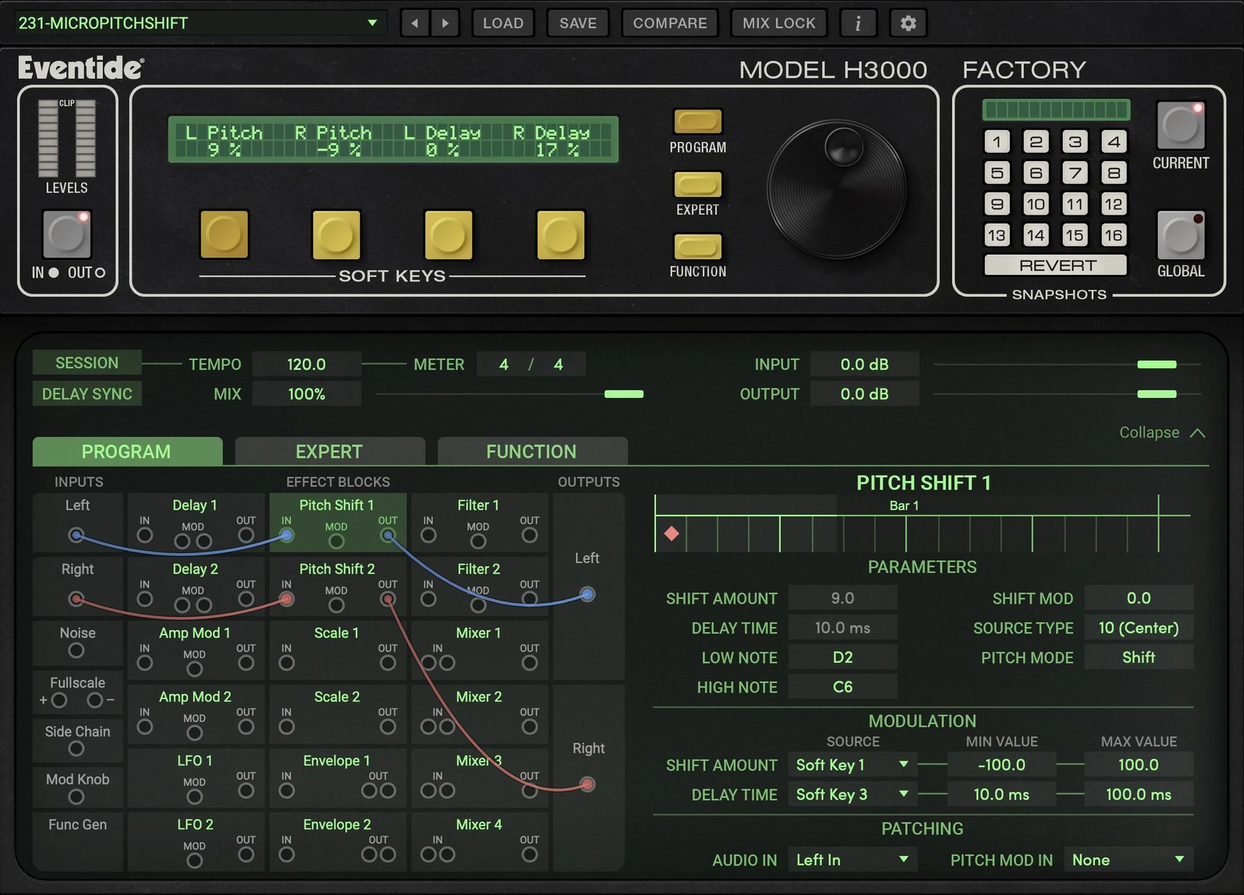Eventide H3000 Factory Mk II Ultra-Harmonizer 插件 - 学术版