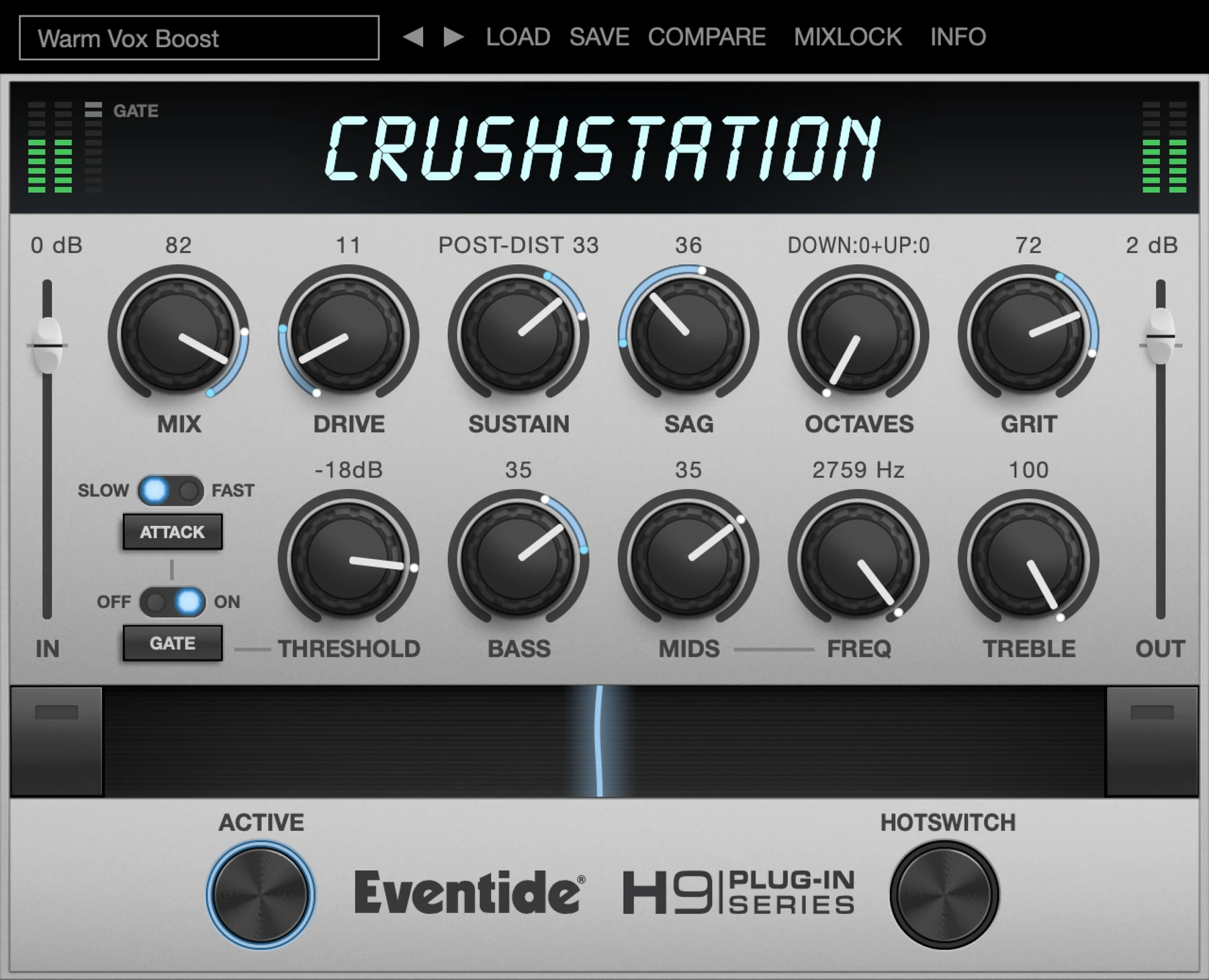 Eventide CrushStation 失真/过载插件