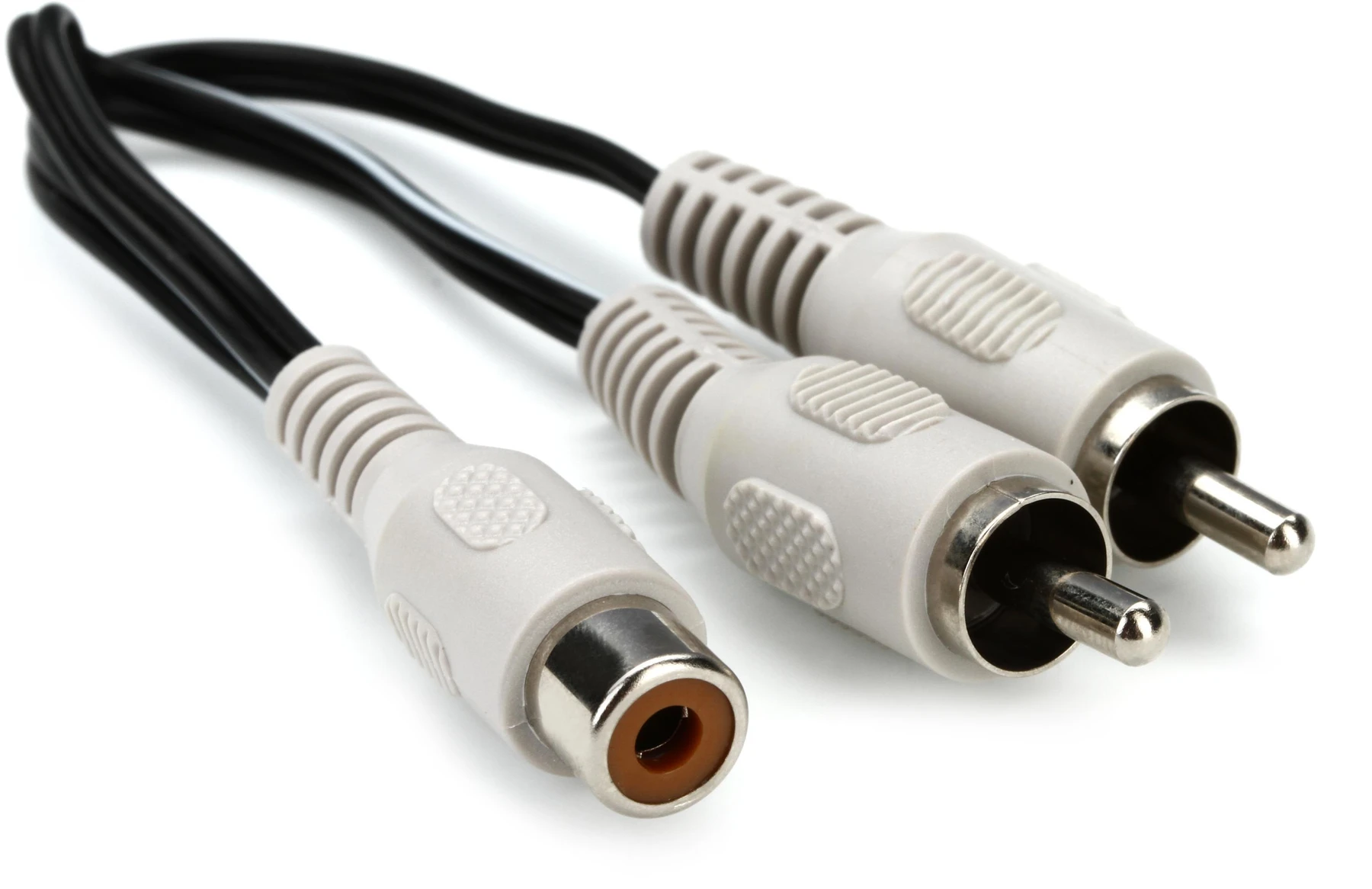 Eventide 8800 - 10厘米 RCA 母转（2个）RCA 公并联适配软线，灰色
