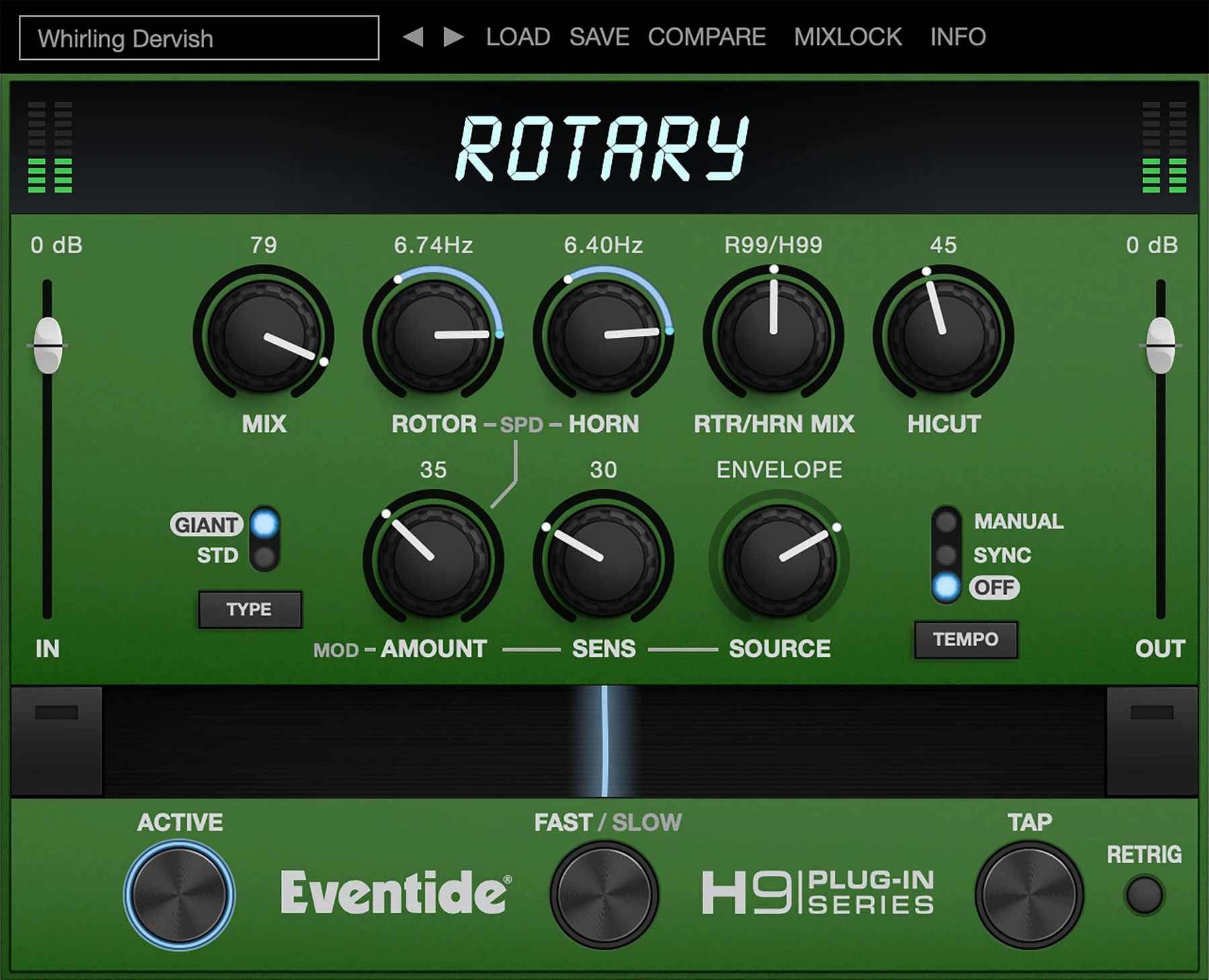 Eventide Rotary Mod Leslie 音箱模拟插件 - 教育版