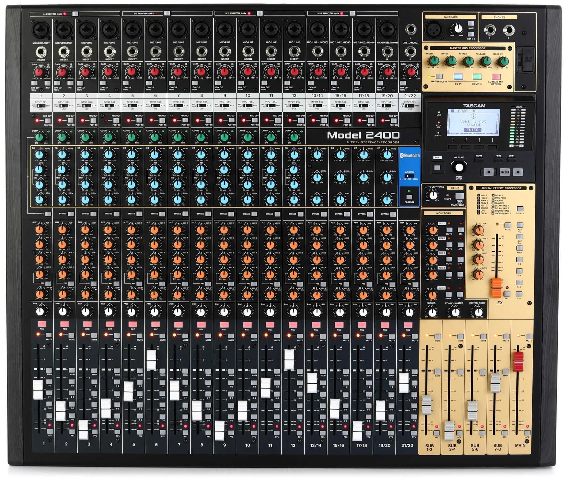 TASCAM Model 2400 24通道模拟录音调音台