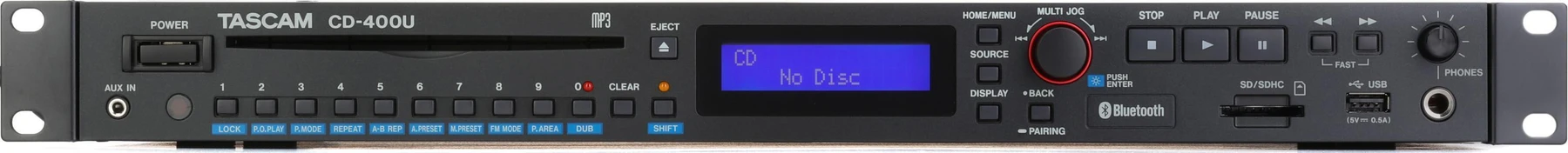 TASCAM CD-400U CD / SD / USB 播放器（带蓝牙）