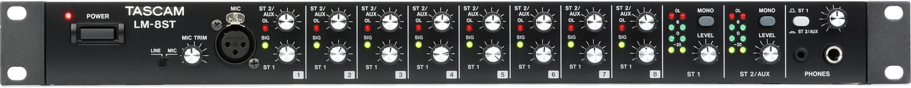 TASCAM LM-8ST 8通道立体声线路混音器