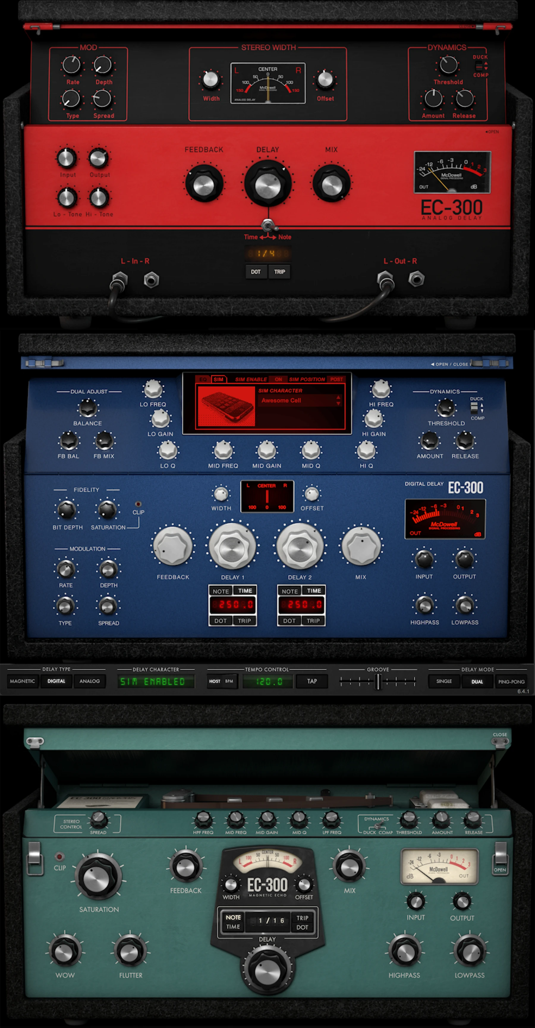 McDSP EC-300 Delay HD v7 延迟效果插件