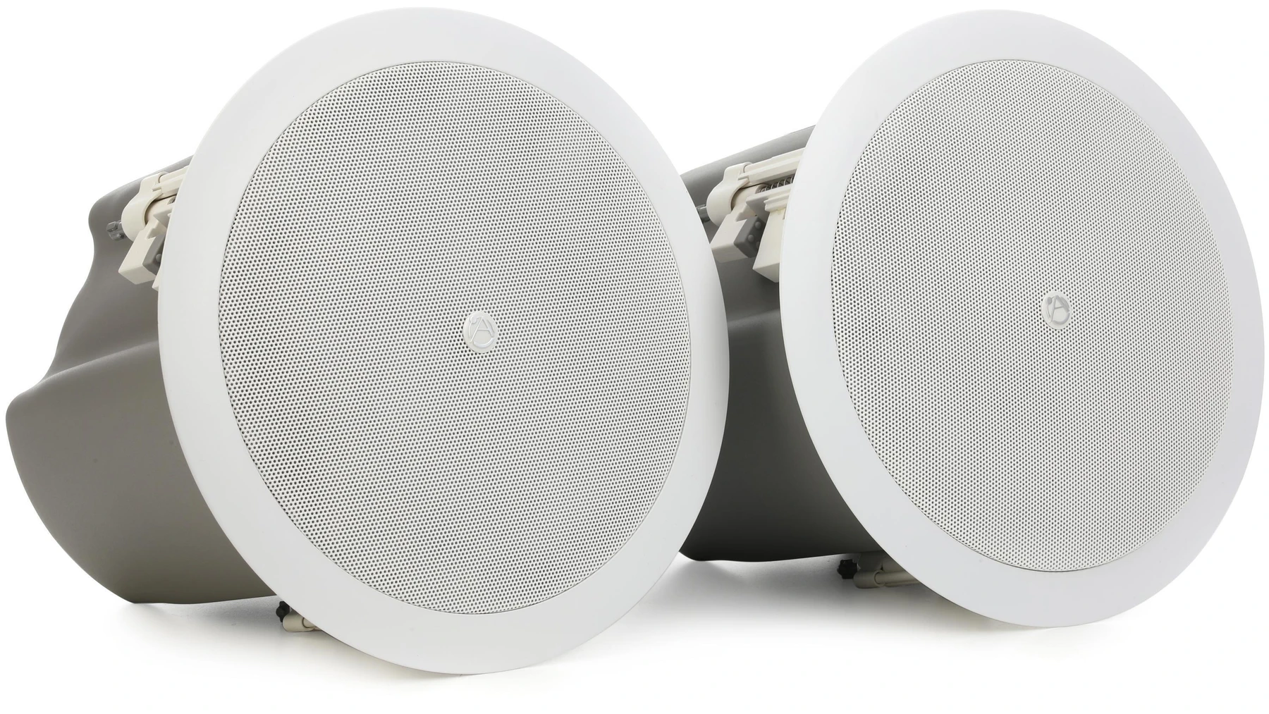 AtlasIED FAP63T 32W 6.5英寸 32W 70V/100V 吸顶扬声器系统 - 白色（一对）